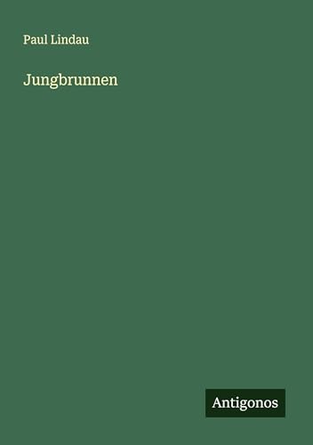 Jungbrunnen von Antigonos Verlag