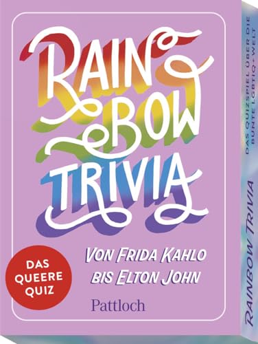 Rainbow Trivia: Von Frida Kahlo bis Elton John. Das queere Quiz | Das erste Quiz zu queeren Persönlichkeiten und Ereignissen. von Pattloch Geschenkbuch