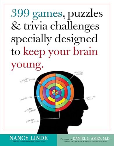 399 Games, Puzzles & Trivia Challenges Specially Designed to Keep Your Brain Young.