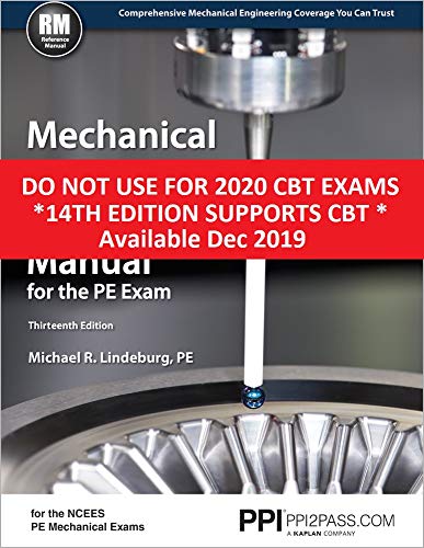 Mechanical Engineering Reference Manual for the PE Exam