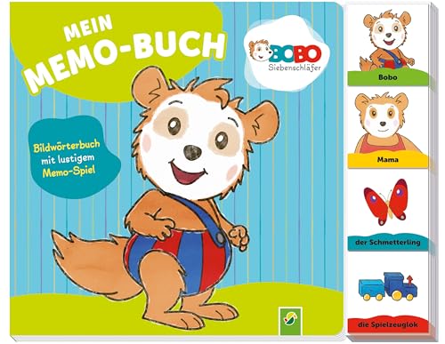 Bobo Siebenschläfer Mein Memo-Buch: Mit illustrierten Alltagssituationen und 40 Memo-Karten spielerisch neue Wörter lernen | Für Kinder ab 3 Jahren von Schwager & Steinlein Verlag GmbH