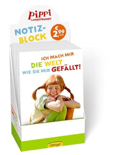 Display Pippi (Film) Notizblock: 12er VE