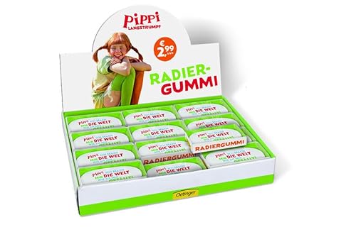 Display Pippi (Film) Radiergummi: 24er VE