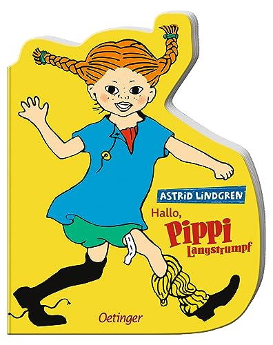 Hallo, Pippi Langstrumpf!: Konturgestanztes Pappbilderbuch zum Kennenlernen des Klassikers für Kinder ab 2 Jahren von Oetinger