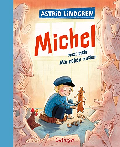 Michel aus Lönneberga 2. Michel muss mehr Männchen machen: Astrid Lindgren Kinderbuch-Klassiker zum Vorlesen oder Selbstlesen ab 5 Jahren. Modern und farbig illustriert von Astrid Henn