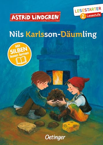 Nils Karlsson-Däumling: Mit Silben lesen lernen. Lesestarter 2. Lesestufe. Der Klassiker von Astrid Lindgren für Erstleser ab 7 Jahren, mit bunten Silben zum einfachen Lesenlernen