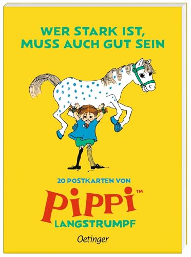 Wer stark ist, muss auch gut sein: 20 Postkarten von Pippi Langstrumpf. Postkartenbuch mit starken Sprüchen und Zitaten für große und kleine Pippi-Fans ab 8 Jahren Wer stark ist, muss auch gut sein: 20 Postkarten von Pippi Langstrumpf. Postkartenbuch mit starken Sprüchen und Zitaten für große und kleine Pippi-Fans ab 8 Jahren von Oetinger