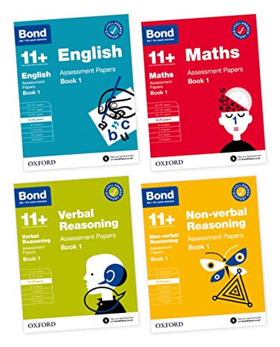 Bond 11+: Bond 11+ English, Maths, Verbal Reasoning, Non Verbal Reasoning: Assessment Papers: 9-10 Yrs Bundle Bond 11+: Bond 11+ English, Maths, Verbal Reasoning, Non Verbal Reasoning: Assessment Papers: 9-10 Yrs Bundle von OUP Oxford