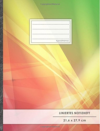 Liniertes Notizbuch • A4-Format, 100+ Seiten, Soft Cover, Register, Mit Rand, „Futuristisch“ • Original #GoodMemos Lined Notebook • Perfekt als Schreibheft, Notizheft, Deutschheft, Lineatur 27 Liniertes Notizbuch • A4-Format, 100+ Seiten, Soft Cover, Register, Mit Rand, „Futuristisch“ • Original #GoodMemos Lined Notebook • Perfekt als Schreibheft, Notizheft, Deutschheft, Lineatur 27 von CreateSpace Independent Publishing Platform