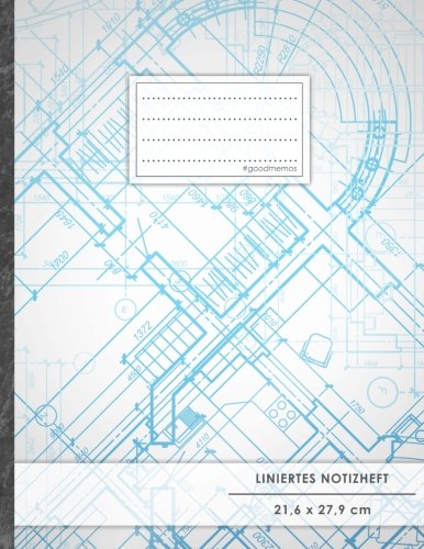 Liniertes Notizbuch • A4-Format, 100+ Seiten, Soft Cover, Register, Mit Rand, „Geometrisch“ • Original #GoodMemos Lined Notebook • Perfekt als Deutschheft, Schulheft, Übungsheft, Lineatur 27 Liniertes Notizbuch • A4-Format, 100+ Seiten, Soft Cover, Register, Mit Rand, „Geometrisch“ • Original #GoodMemos Lined Notebook • Perfekt als Deutschheft, Schulheft, Übungsheft, Lineatur 27