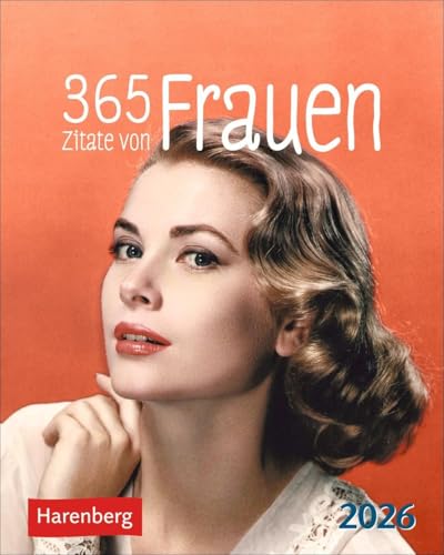 365 Zitate von Frauen Mini-Geschenkkalender 2026: Inspirierende Weisheiten und kluge Worte von starken Frauen im kleinen Kalender für jeden Tag: 8 x 10 cm (Mini-Geschenkkalender Harenberg) von Harenberg
