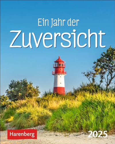Ein Jahr der Zuversicht Mini-Geschenkkalender 2025: Jeden Tag positiv Denken mit dem Mini-Tischkalender für die tägliche Portion Optimismus (Mini-Geschenkkalender Harenberg)