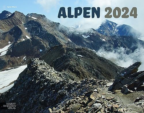 Alpen Kalender 2024 | Wandkalender Alpen/Europa im Großformat (58 x 45,5 cm) | Die Faszination Alpen: Großformat-Kalender 58 x 45,5 cm