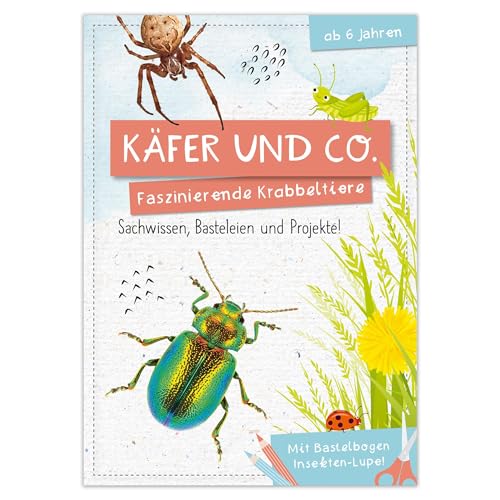 Activity Heft: Käfer und Co.: Faszinierende Krabbeltiere - Sachwissen, Basteleien und Projekte für Kinder ab 6 Jahren von kiDIYs