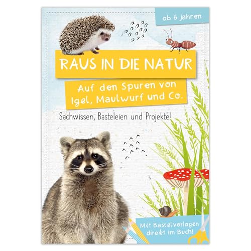 Activity Heft: Raus in die Natur: Auf den Spuren von Igel, Maulwurf und Co.: Sachwissen, Basteleien und Projekte für Kinder ab 6 Jahren Activity Heft: Raus in die Natur: Auf den Spuren von Igel, Maulwurf und Co.: Sachwissen, Basteleien und Projekte für Kinder ab 6 Jahren von kiDIYs