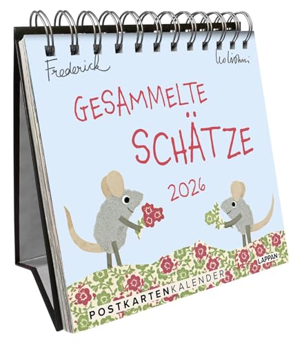 Frederick – Gesammelte Schätze 2026 (Frederick von Leo Lionni): Postkartenkalender mit Spiralbindung, 17 x 18 cm | Mit 53 Postkarten zum Heraustrennen und Versenden von Lappan