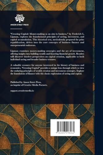 Creating Capital von Anson Street Press