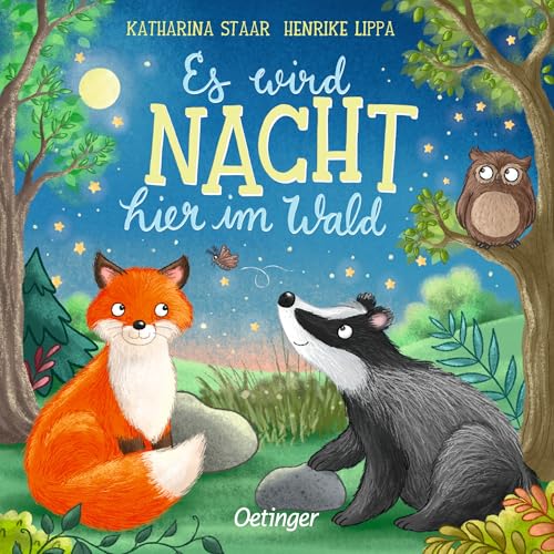 Es wird Nacht hier im Wald: Pappbilderbuch mit erstem Sachwissen über den Wald bei Nacht für Kinder ab 18 Monaten Es wird Nacht hier im Wald: Pappbilderbuch mit erstem Sachwissen über den Wald bei Nacht für Kinder ab 18 Monaten