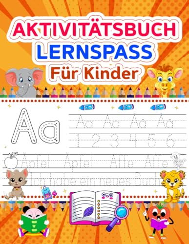 Aktivitätsbuch: Das Vorschule Übungsbuch für Kinder ab 5 Jahren, einfach Buchstaben und Zahlen lernen plus Schwungübungen, Zählspiel, ... Punkt an Punkt verbinden und vielen mehr. Aktivitätsbuch: Das Vorschule Übungsbuch für Kinder ab 5 Jahren, einfach Buchstaben und Zahlen lernen plus Schwungübungen, Zählspiel, ... Punkt an Punkt verbinden und vielen mehr.