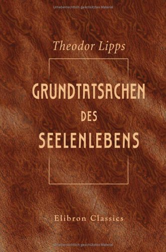 Grundtatsachen des Seelenlebens