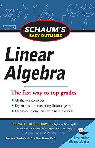 Schaums Easy Outline of Linear Algebra Revised (Schaum's Easy Outlines) von McGraw-Hill Education