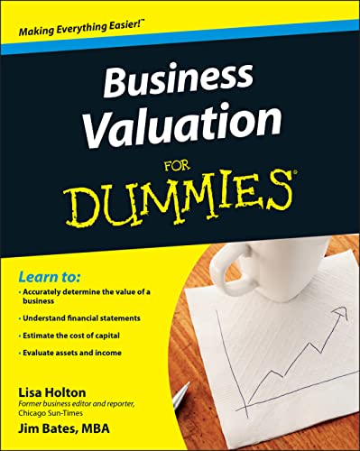 Business Valuation For Dummies (For Dummies Series) von For Dummies