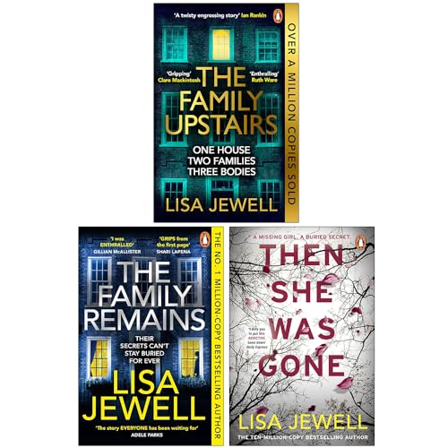 Lisa Jewell Collection 3 Books Set (The Family Upstairs, Watching You, Then She Was Gone)