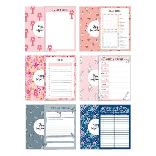 6 Notizblöcke A6 inkl. To Do Liste, Notizblock, Wochenplaner bzw. Kalender, Einkaufsliste und Block Schiffe versenken. 50 Seiten pro Block mit ... A6. ... in passender Geschenkschachtel- Set 4 von 4 6 Notizblöcke A6 inkl. To Do Liste, Notizblock, Wochenplaner bzw. Kalender, Einkaufsliste und Block Schiffe versenken. 50 Seiten pro Block mit ... A6. ... in passender Geschenkschachtel- Set 4 von 4