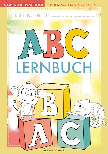 ABC lernen - Das ABC-Buch der Tiere zum Erlernen des Alphabets | Buchstaben üben und schreiben lernen für Vorschule und Grundschule