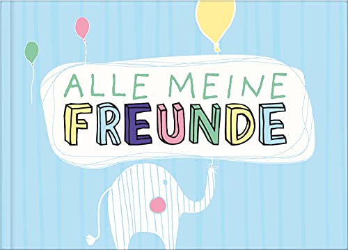 Alle meine Freunde | Hochwertiges Freundebuch für Mädchen und Jungen zum Ausfüllen und Ausmalen im DIN A5-Format: | Poesiealbum für Kinder in der Schule und Kindergarten mit fröhlichen Tieren von NOVA MD