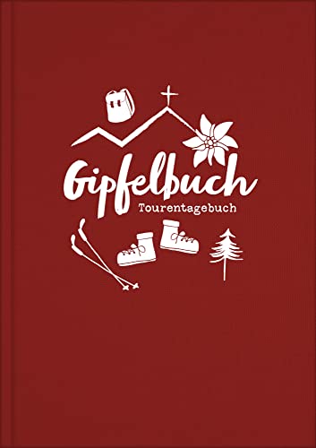 Gipfelbuch, Tourentagebuch, Wandertagebuch | A5 Notizbuch zum Wandern in den Bergen und für Radtouren für Sportler und Familien | Zum Eintragen inkl. Platz für Stempel und Fotos von Farbspiel