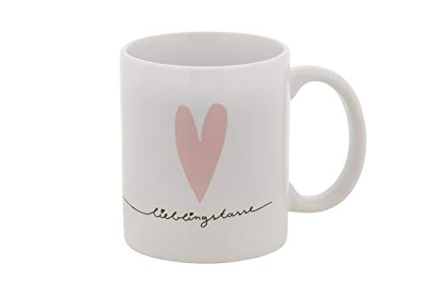 Lieblingstasse "Herz" in rosa | Kaffeebecher | Geburtstag | Geschenkidee für Frauen |verpackt in passender Geschenkbox mit Geschenk-Aufkleber | Stay Inspired! by Lisa Wirth