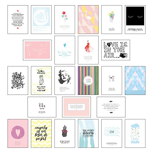 Postkarten Set - Postkarten Sprüche mit 25 hochwertigen versch. liebevollen Motiven und wunderschönen Sprüchen und Zitaten: 25 Postkarten mit ... und ... und wunderschönen Sprüchen und Zitaten Postkarten Set - Postkarten Sprüche mit 25 hochwertigen versch. liebevollen Motiven und wunderschönen Sprüchen und Zitaten: 25 Postkarten mit ... und ... und wunderschönen Sprüchen und Zitaten