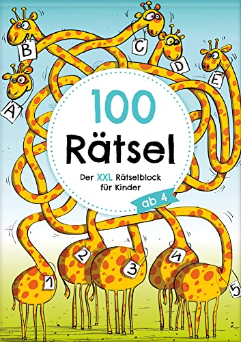 XXL-Rätselblock für Kinder ab 4 Jahren: 100 Rätsel für Freizeit und Urlaub in DIN A5 | Labyrinthe, Punkt zu Punkt, finde den Fehler, Ausmalbilder uvm. ... Stärkung der Feinmotorik und Konzentration XXL-Rätselblock für Kinder ab 4 Jahren: 100 Rätsel für Freizeit und Urlaub in DIN A5 | Labyrinthe, Punkt zu Punkt, finde den Fehler, Ausmalbilder uvm. ... Stärkung der Feinmotorik und Konzentration