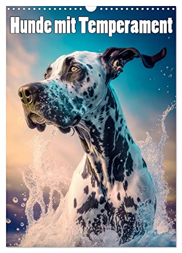 Hunde mit Temperament (Wandkalender 2025 DIN A3 hoch), CALVENDO Monatskalender von CALVENDO