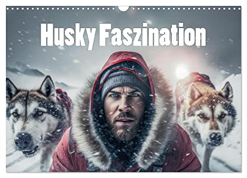 Husky Faszination (Wandkalender 2024 DIN A3 quer), CALVENDO Monatskalender von CALVENDO