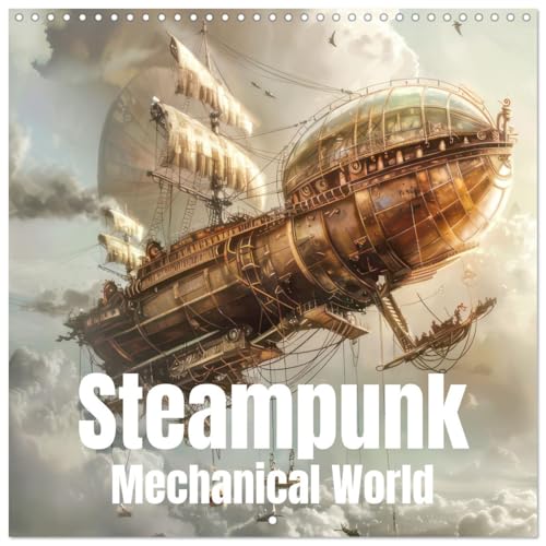 Steampunk - Mechanical World (Wall Calendar 2025 12" x 24" / 30 x 60 cm (open)) CALVENDO 12 Month Wall Calendar von CALVENDO