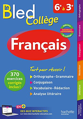 Le Bled francais: college (6e a 3e) : nouveaux programmes