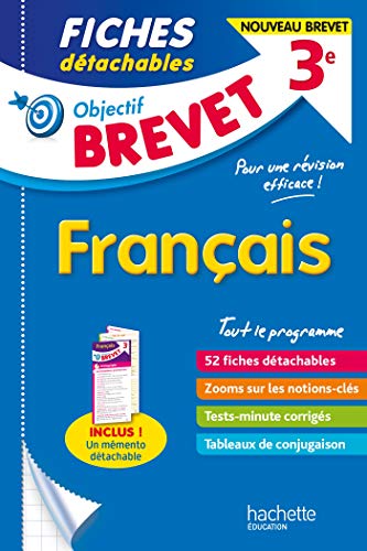 Objectif Brevet - Fiches Français: Fiches détachables