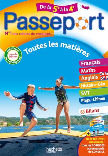 Passeport - Toutes les matières - De la 5e à la 4e - Cahier de vacances 2024 von HACHETTE EDUC