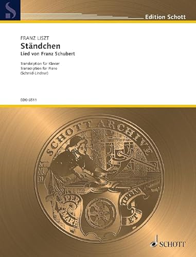 Ständchen: Klavier. Einzelausgabe. (Edition Schott Einzelausgabe) von Schott Publishing