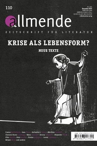 Allmende 110 – Zeitschrift für Literatur: Krise als Lebensform. Neue Texte (allmende – Zeitschrift für Literatur) von Mitteldeutscher Verlag