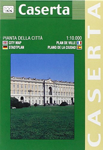 Caserta City Plan: With Historical Notes and Tourist Info (Carte stradali)