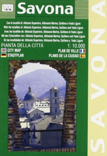 Savona City Plan: With the Localities of Albisola Superiore, Albissola Marina, Quillano and Vado Ligura (Carte stradali)