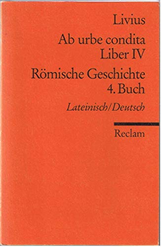 Römische Geschichte 4. Buch (Ab urbe condita Liber IV)