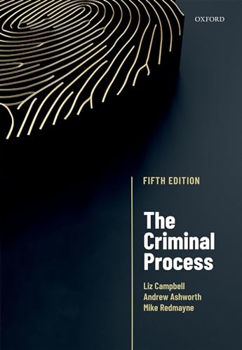 The Criminal Process von Oxford University Press