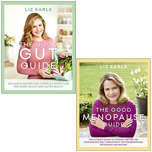 Liz Earle Collection 2 Books Set (The Good Gut Guide, The Good Menopause Guide)