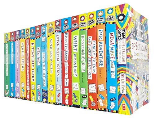 Tom Gates Collection 17 Books Set By Liz Pichon (The Brilliant World of Tom Gates,Excellent Excuses,Everythings Amazing,Genius Ideas,Absolutely Fantastic,Extra Special Treats and more)