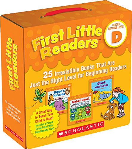 First Little Readers Parent Pack: Guided Reading Level D: 25 Irresistible Books That Are Just the Right Level for Beginning Readers: 25 Irresistible ... Parents Guide Filled With Easy Reading Tips