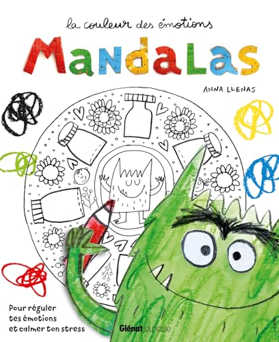 Mandalas avec le monstre des couleurs von GLENAT JEUNESSE